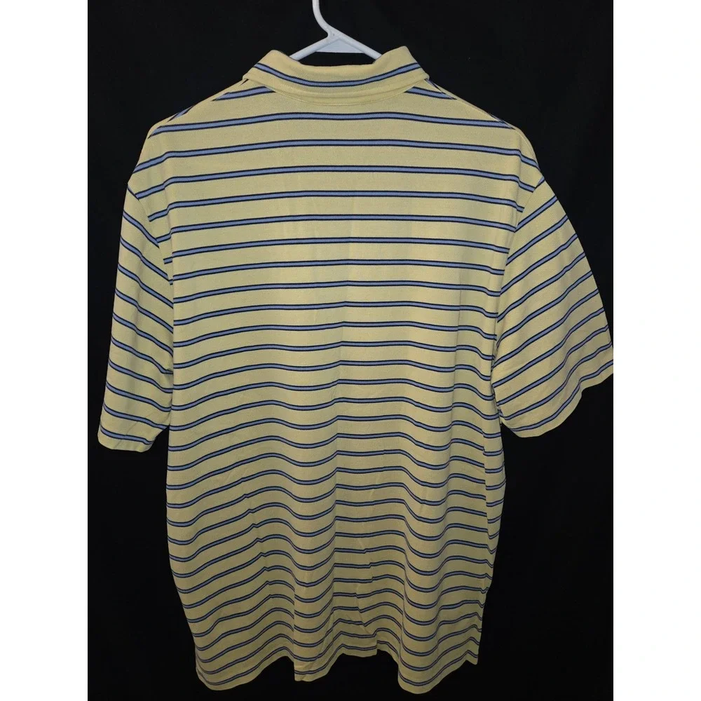 Ralph‎ Lauren Shirt Mens XLarge POLO GOLF wigwam golf Embroidered Sleeve Striped